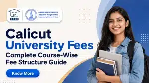 calicut university fee structure